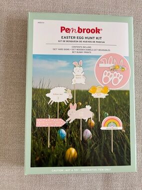 EasterPastel Egg Hunt Kit – Mint Green. 13 signs. NEW